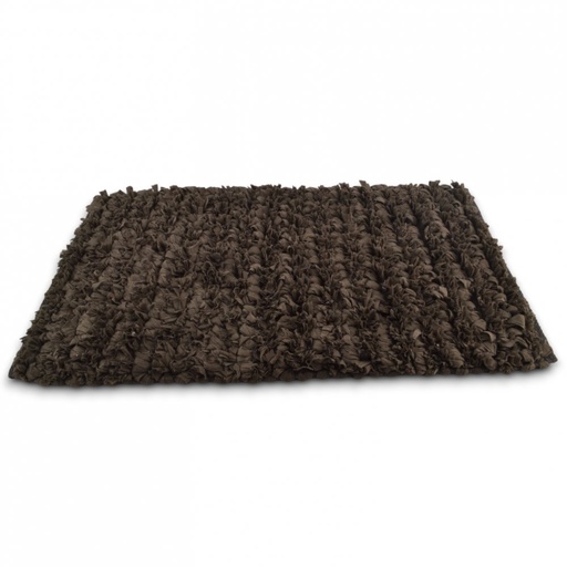 [380507] ALFOMBRA 50 X 80 CM GRIS CON NUDOS Y VOLADOS