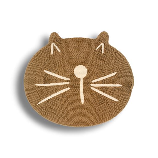 [380504] ALFOMBRA GATO 35 X 45 CM MARRÓN