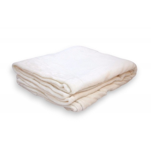 [380314] MANTA 150 X 200 CM POLAR LISA BLANCA