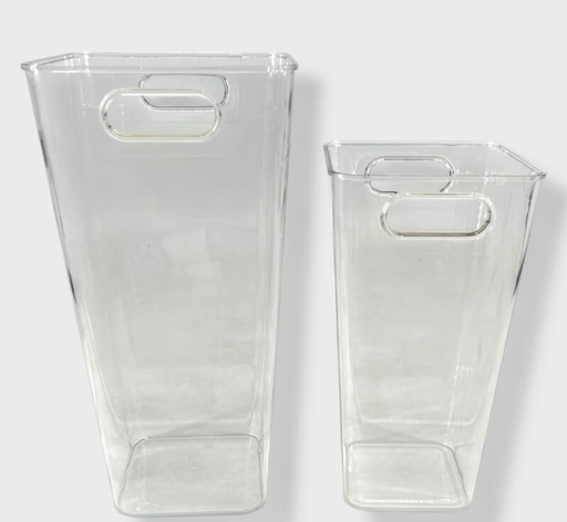 [180120] SET X2 RECIPIENTE ACRILICO 38X19CM-30X15CM