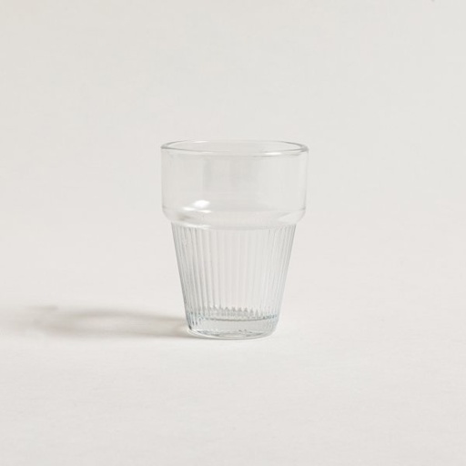 [4113699] VASO CON BASE RAYADA 150 ML