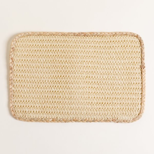 [4113703] INDIVIDUAL RECTANGULAR SURAT BEIGE 30X45 CM