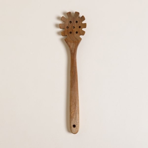[4113705] CUCHARA PARA SPAGHETTI DE MADERA DE ACACIA 32 CM