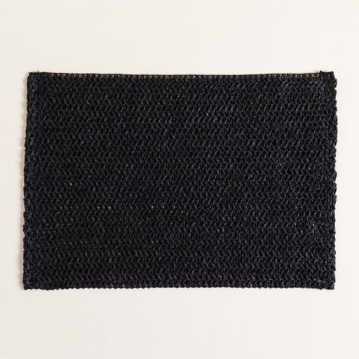 [4113714] INDIVIDUAL RECTANGULAR KOLKATA NEGRO 30X45 CM