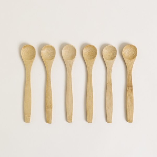 [4113720] SET X 12 CUCHARITAS RED DE MADERA 16 CM