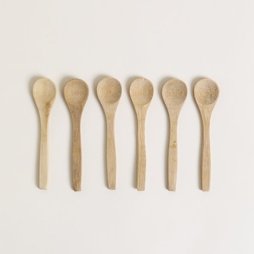 [4113721] SET X 12 CUCHARITAS RED DE MADERA 13 CM