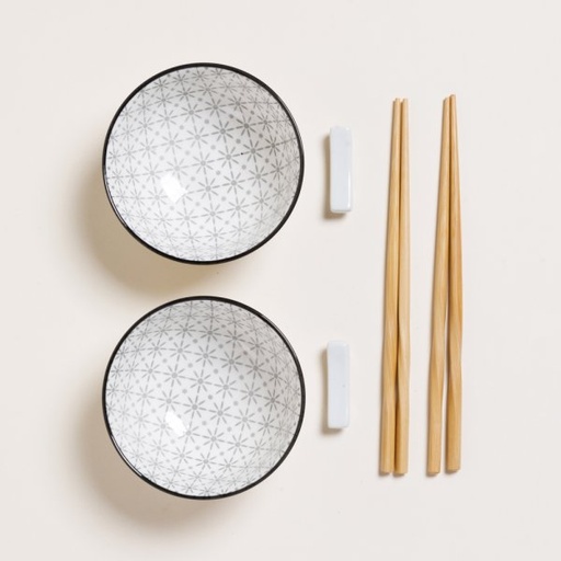 [4113594] SET DE SUSHI REDONDO PARA 2 GINZA 12 CM