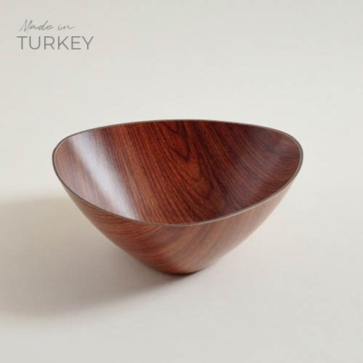 [4113608] BOWL TRIANGULAR NOIX 10,5X29 CM