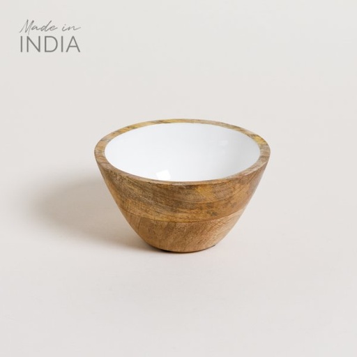 [4113664] BOWL DE MADERA ESMALTADA SAHA 300 ML