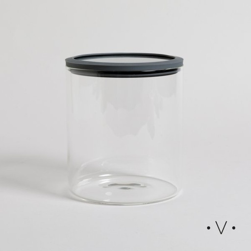 [4113831] FRASCO REDONDO CON BORDE DE SILICONA 2300 ML VASSA HOME