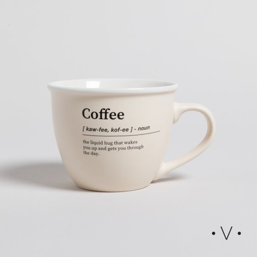 [4113836] MUG AFAR CREAM 500 ML VASSA HOME