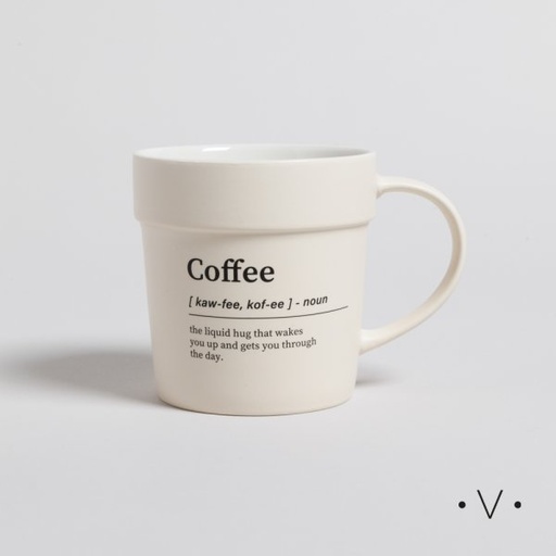 [4113838] MUG KAFFA CREAM 400 ML VASSA HOME