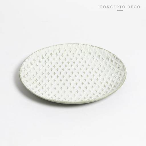 [1650257] BANDEJA CORINTO 29DIAM VERDE CLARO