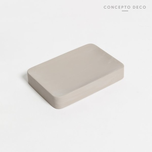 [1650380] JABONERA CEMENTO CUADRADO 12CM