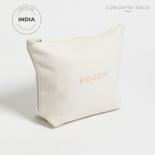 [1650446] NECESER PAMUK CANVAS POUCH "M" 18X8X14CM