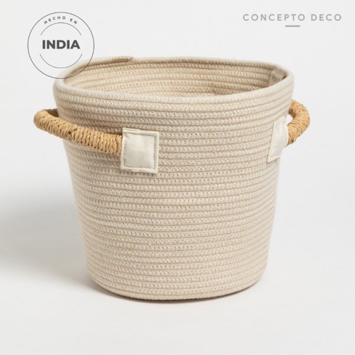 [1650436] PORTA MACETA PAMUK MANIJA RAFFIA 20DIAMX19CM