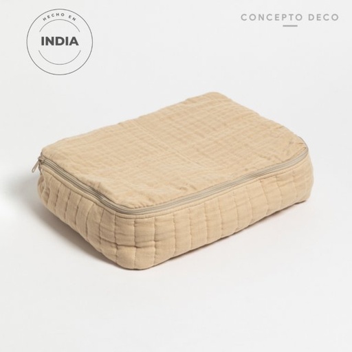 [1650468] ORGANIZADOR PAMUK CIERRE BEIGE 30X21CM