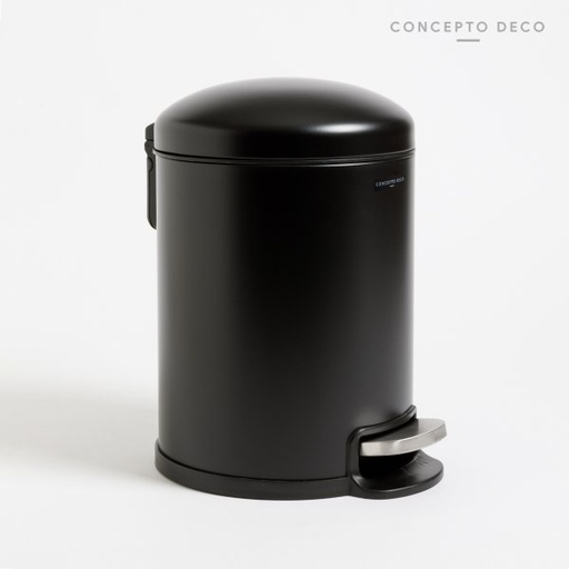[1650285] TACHO ACERO CIERRE SOFT REDONDO BAJO NEG MATE 5LTS