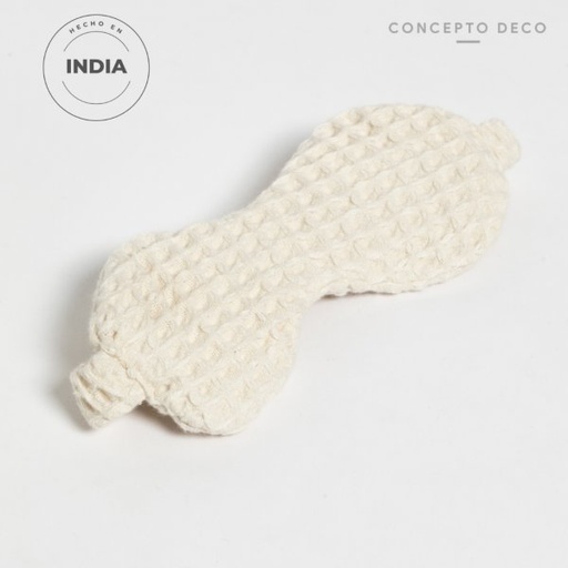 [1650520] ANTIFAZ PAMUK WAFFLE CRUDO 20X80CM (ELASTICO 29X2)