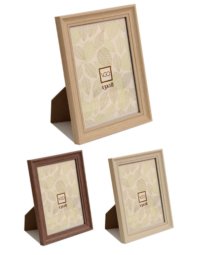 [141302] PORTARRETRATOS PLÁSTICO SÍMIL MADERA 13 X 18 PF2018.5