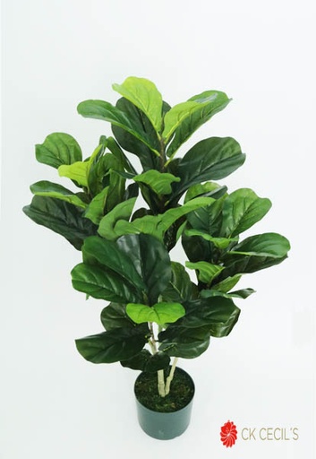 [4130450] FIDDLE LEAF X 4 NAT.TOUCH 90CM GREEN