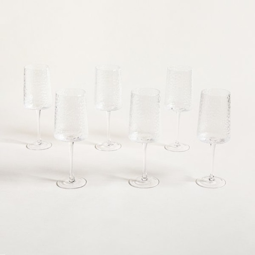 [4113990] SET X 6 COPAS MARTILLÉ 600 ML