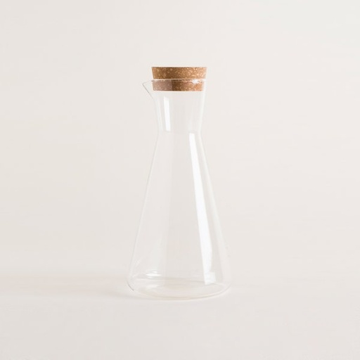 [4114010] BOTELLA DE BOROSILICATO CON TAPA DE CORCHO 1500 ML