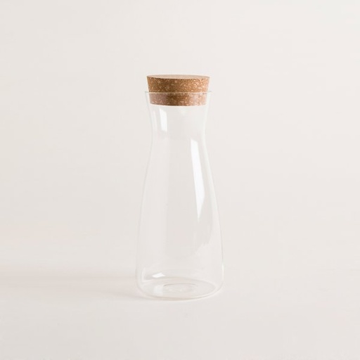 [4114011] BOTELLA DE BOROSILICATO CON TAPA DE CORCHO 900 ML