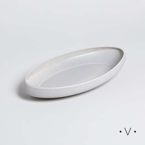 [4114100] BANDEJA OVALADA BELLAGIO 36X19 CM VASSA HOME