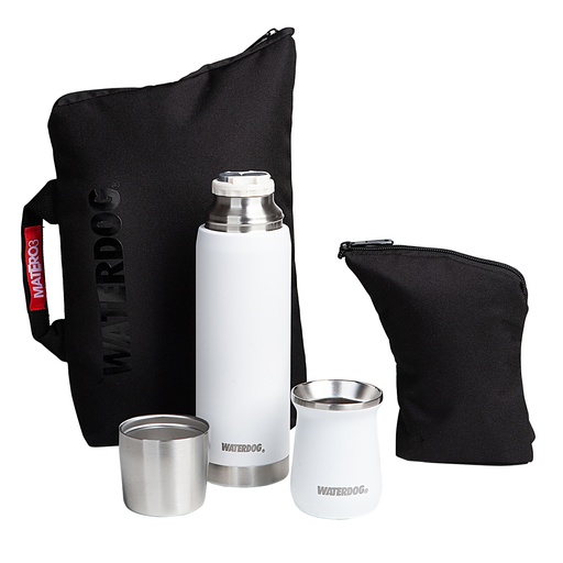 [401169] BOLSO MATERO + YERBERO NEGRO WATERDOG