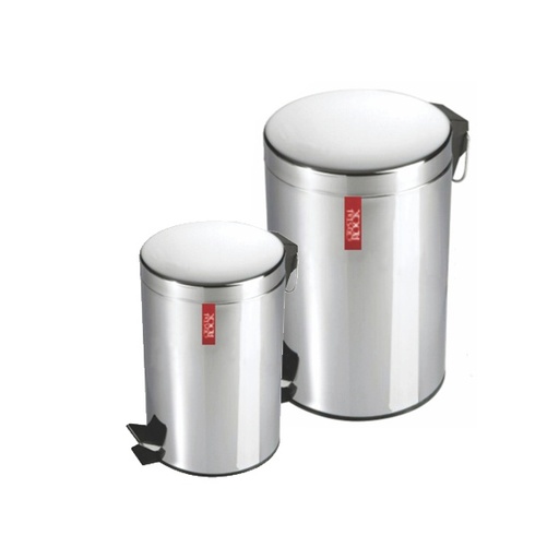 [140150] SET *2 RECIPIENTES RESIDUOS ACERO 5 L + 20 L