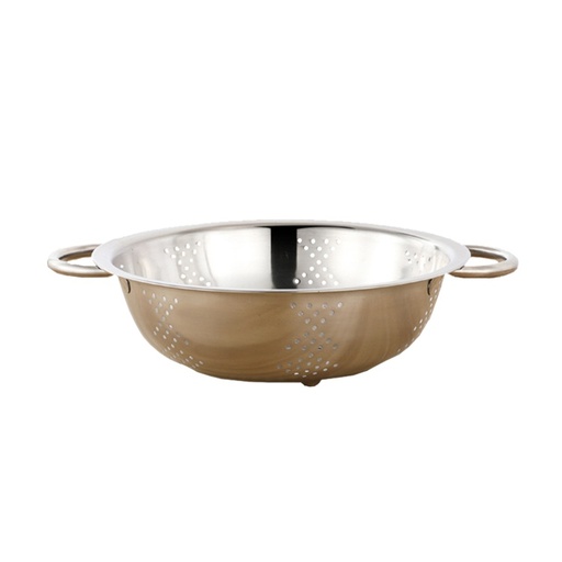 [140164] COLADOR 26 CM ACERO INOX. ASA ACERO