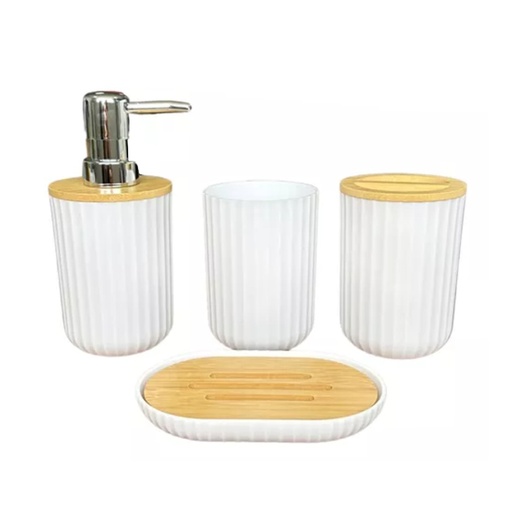 [140142] SET X 4 PIEZAS DE BAÑO