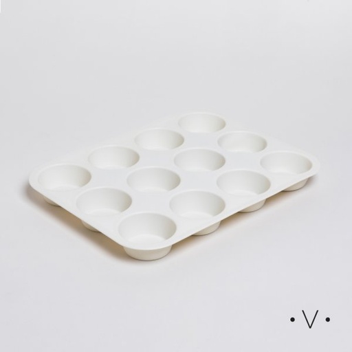 [4110306] MOLDE PARA MUFFINS X 12 30X23 CM VASSA HOME