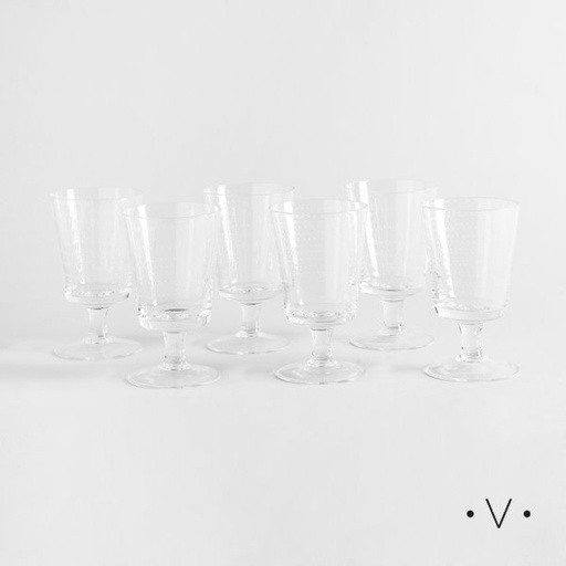 [4110301] SET X 6 COPAS BAJAS MILOS 320 ML VASSA HOME