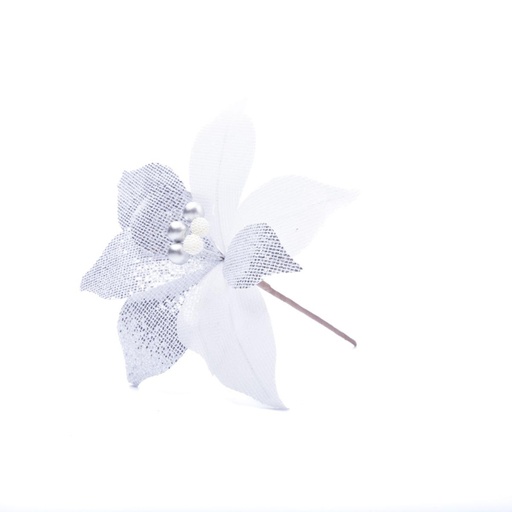 [131205] ESTRELLA FEDERAL PLATEADA 22 CM