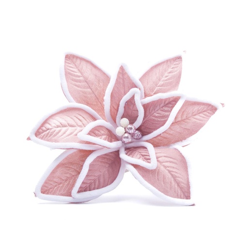 [131211] XIN ESTERLLA FEDERAL ROSA BORDE BLANCO 22 CM