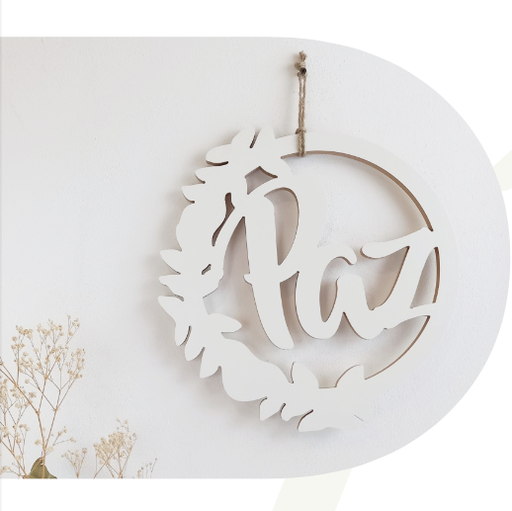 [131272] CORONA PAZ 40 CM XMAS ESTILO DOMINGO