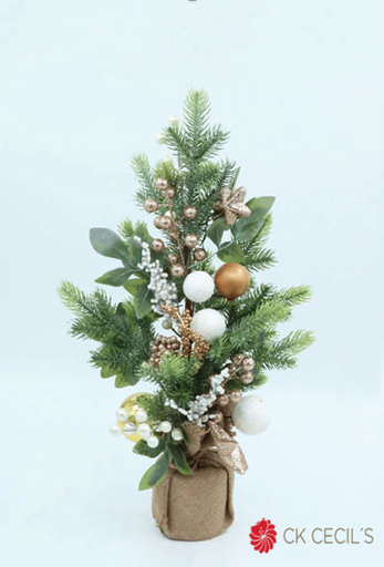 [277634] PINO DECO CON YUTE 50 CM. GREEN