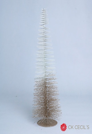 [277688] ARBOL NAVIDAD 80 CM. CHAMPAGNE WHITE