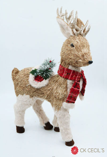 [277600] CIERVO PARADO 36 X 50 CM. NATURAL