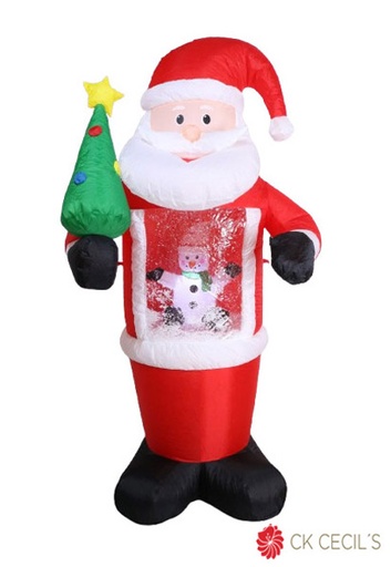 [277717] SANTA PARADO INFLABLE C/LUZ1.8 AS PHOTO