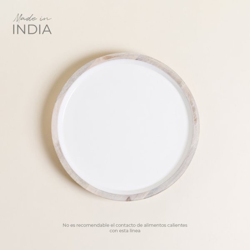 [4114397] BANDEJA REDONDA SHANDAR 25 CM