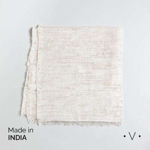 [4114489] CAMINO DE MESA ALGODON Y LINO RECTANGULAR 35X160 CM VASSA HOME