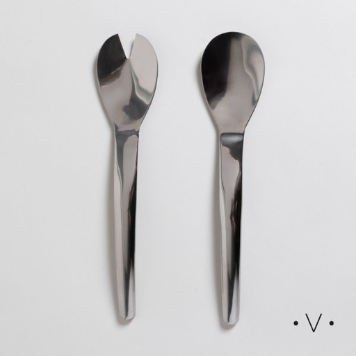 [4114433] SET X 2 CUBIERTOS PARA ENSALADA 25 CM VASSA HOME