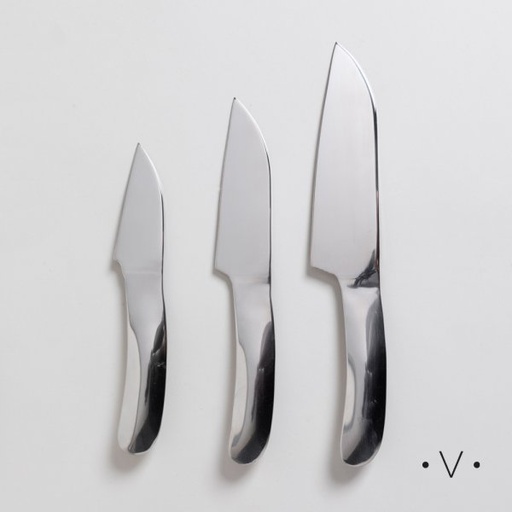 [4114246] SET X 3 CUCHILLOS DE ACERO INOXIDABLE 430 VASSA HOME