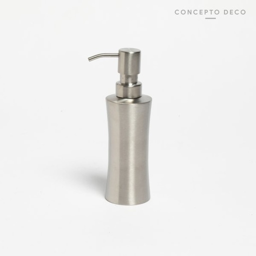 [1650015] DISPENSER ACERO MATE CILINDRO PETIT BAJO 19 CM 