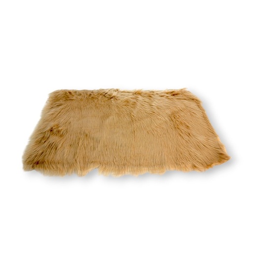 [380081] ALFOMBRA PELO LARGO 50 X 80 CM BEIGE