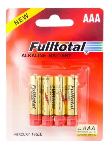 [169003] PILA AAA BLLISTER X 4 FULLTOTAL ALKALINE