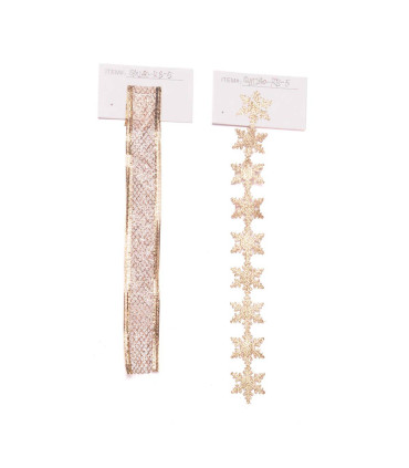 [131265] CINTA DORADA 2 DISEÑOS SURTIDOS 2.5 X 10 M ALPARAMIS
